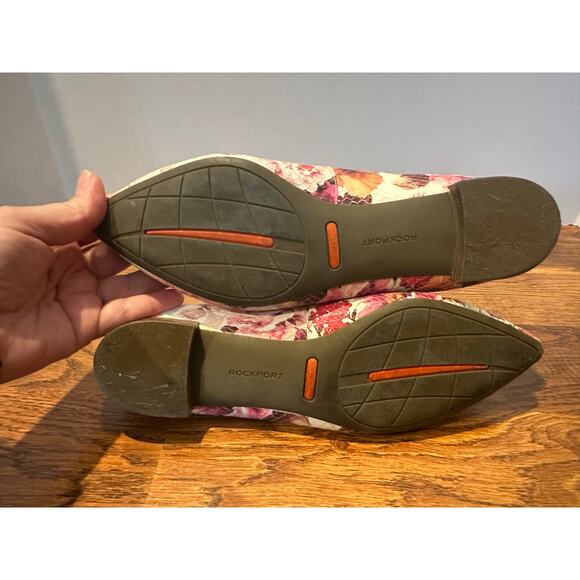 Rockport Women's Total Motion Adelyn Floral Flats - Sz 8.5 Unique Cottage Style - Picture 8 of 10